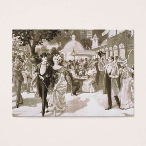 Customizable TEE Victorian Days Business Card Template