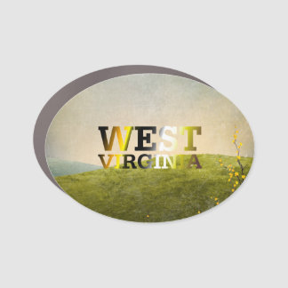 TEE West Virginia Car Magnet