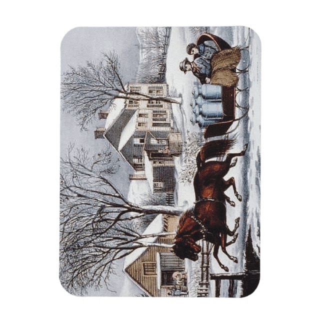 TEE Winter Ride Magnet (Vertical)