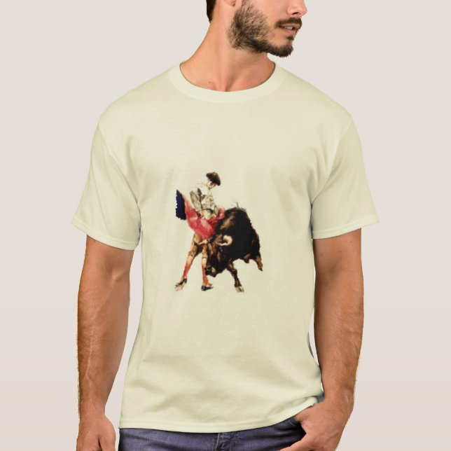 Tee with Bullfighting Print (Front)