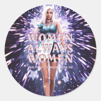 TEE Women's Empowerment Classic Round Sticker
