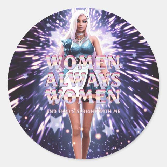 TEE Women's Empowerment Classic Round Sticker (Front)