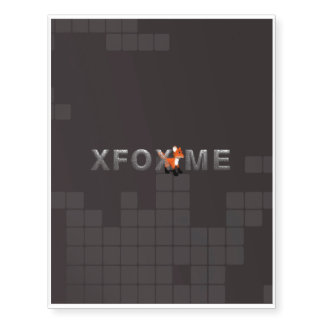 TEE XFox Me Temporary Tattoos