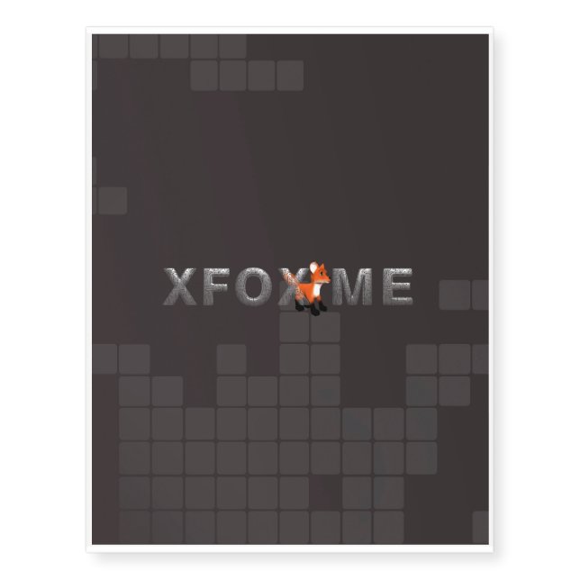 TEE XFox Me Temporary Tattoos (Front)