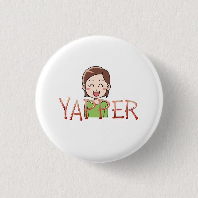 TEE Yapper Button (Front)