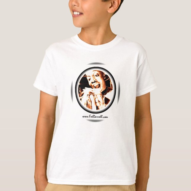 Tee-Youth Big Bite logo (white) T-Shirt (Front)