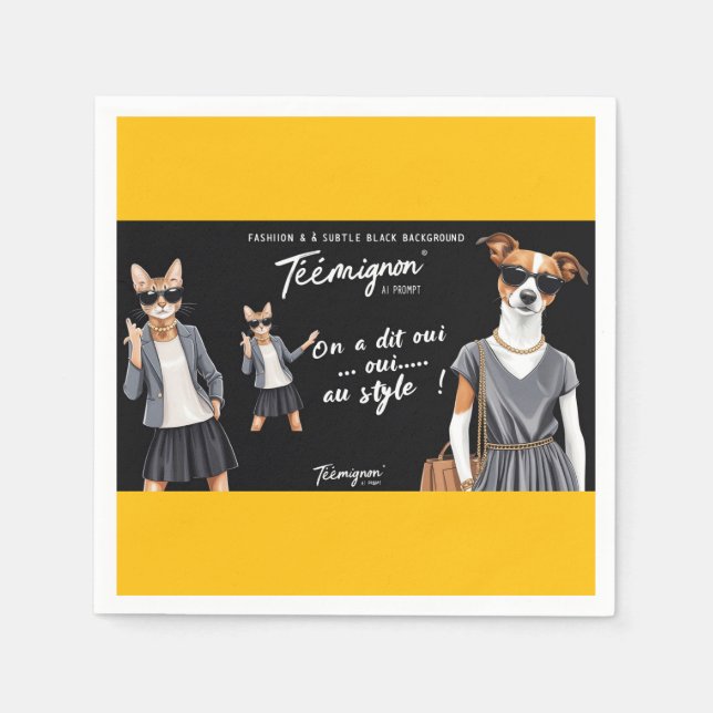 TEEMIGNON NAPKINS (Front)
