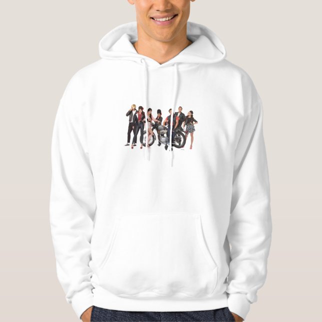 Teen Beach Group Shot 3 Hoodie (Front)