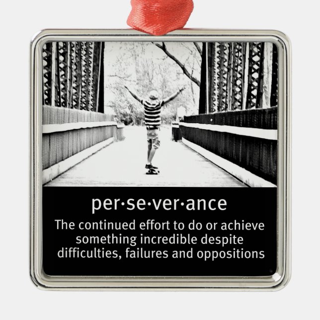 Teen Boy Riding Longboard Metal Ornament (Front)