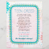 Teen Creed (Front)