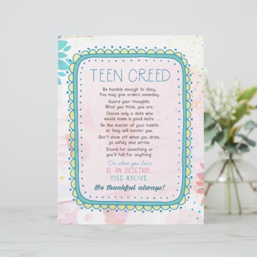 Teen Creed (Standing Front)