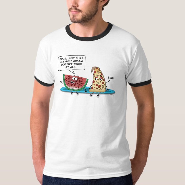 Teen Food Acne T-Shirt (Front)