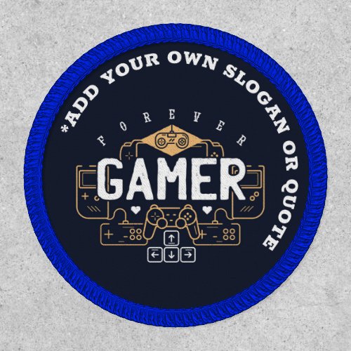 Teen Gamer Personalized Accessory Fun Gift idea Patch