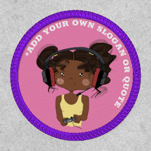 Teen Gamer Personalized Accessory Fun Gift idea Patch