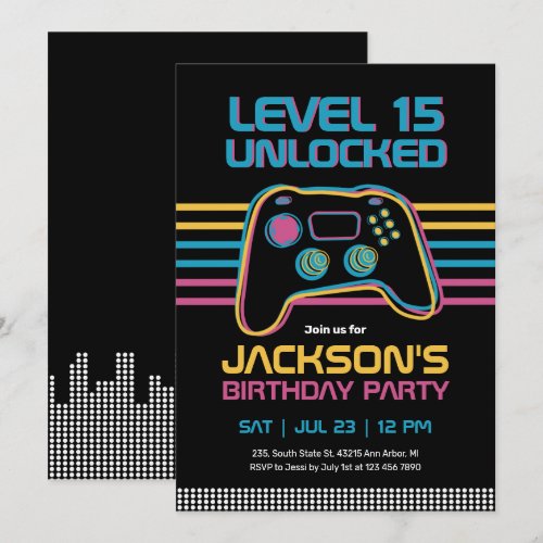  Teen Gaming Gamer Boy Video Game Player Birthday