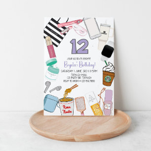 Teen Girl Birthday Invitation: VSCO Theme, Any Age Invitation