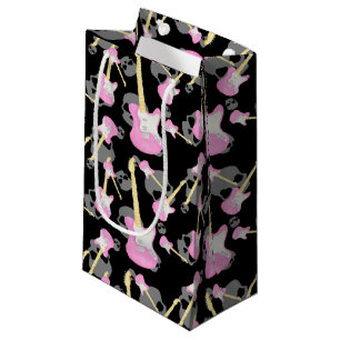 Teen girls rock and roll skull party bag