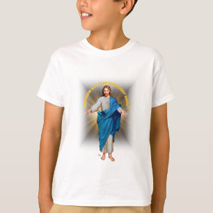 Teen Jesus Let Your Light Shine boy girl Catholic T-Shirt