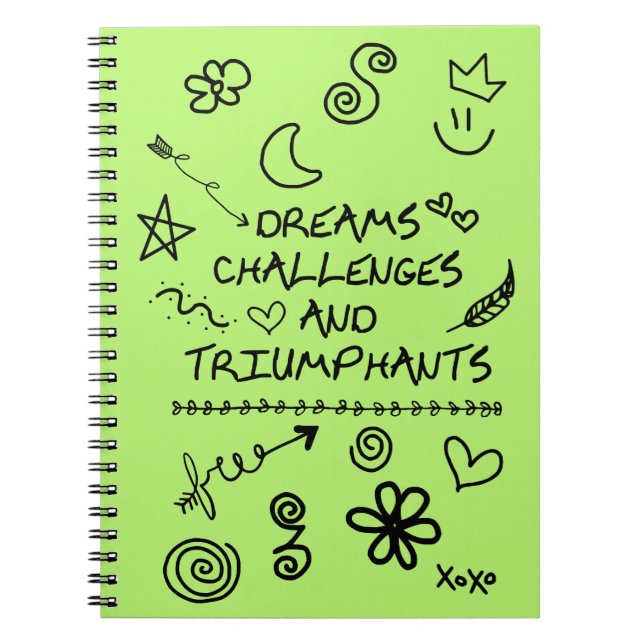 Teen Journal with Doodles (Front)