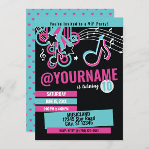 16th Party Invites • Party Invitations • Girls • Personalised Details about   Teenager 13th 