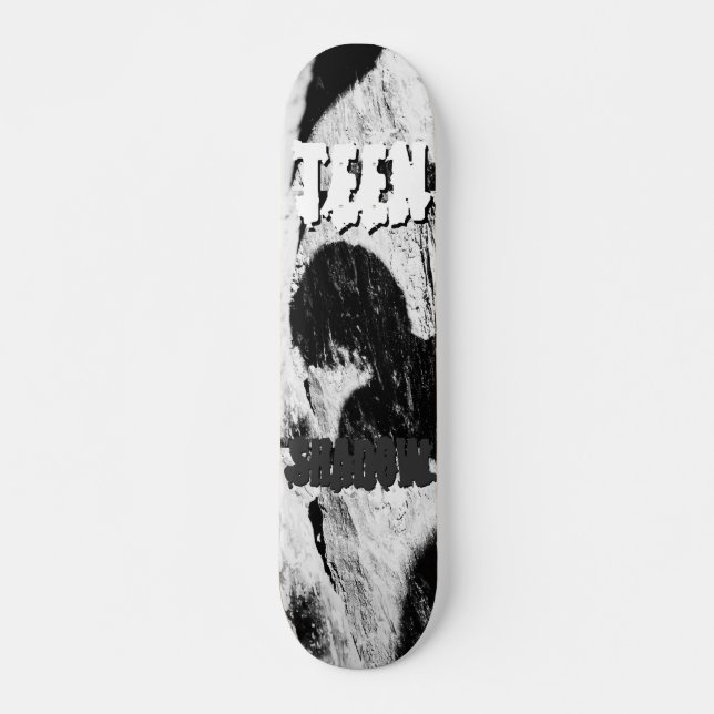 teen shadow skateboard deck (Front)