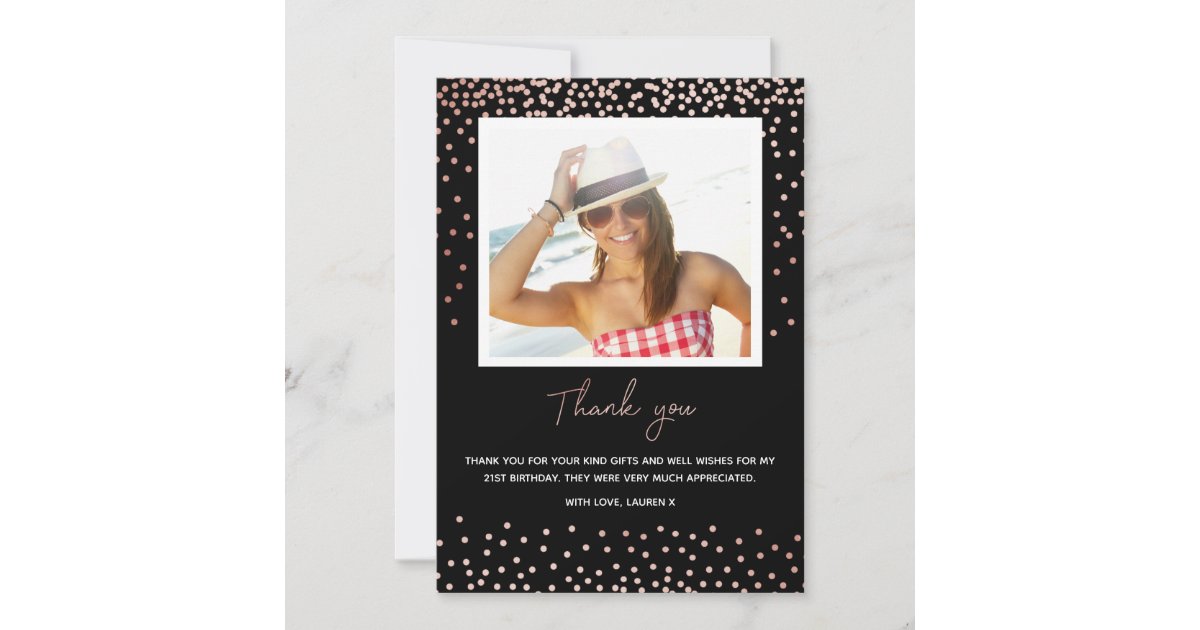 Teen Thank You Card Adult Thank You Card Zazzle Com