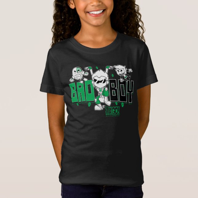 Teen Titans Go! | "Bad Boy" Robin, Cyborg, & BB T-Shirt (Front)
