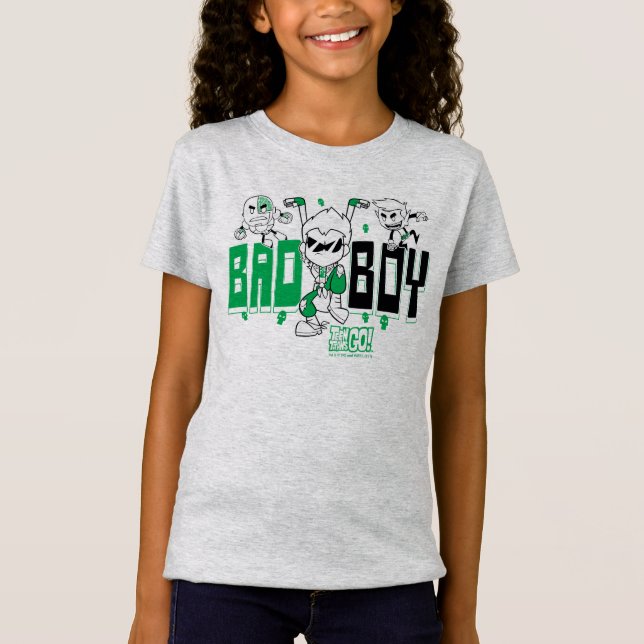 Teen Titans Go! | "Bad Boy" Robin, Cyborg, & BB T-Shirt (Front)