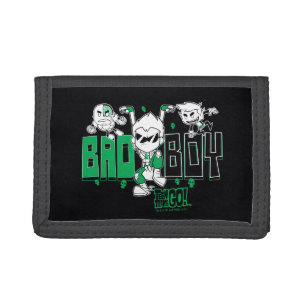 Teen Titans Go!   "Bad Boy" Robin, Cyborg, & BB Trifold Wallet