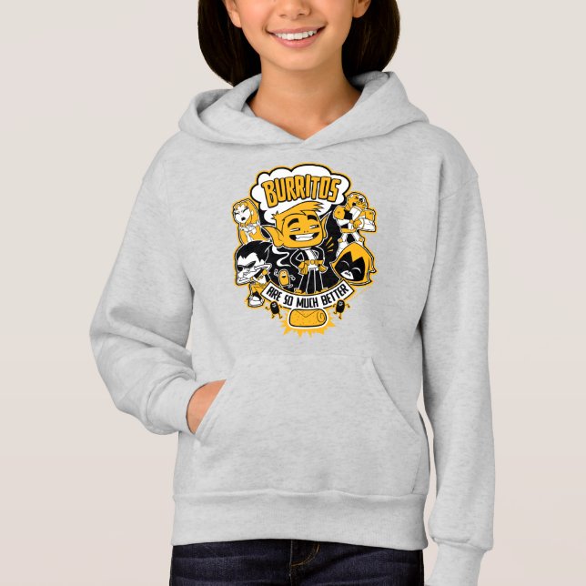 Teen Titans Go! | Beast Boy "Burritos Are Better" Hoodie (Front)