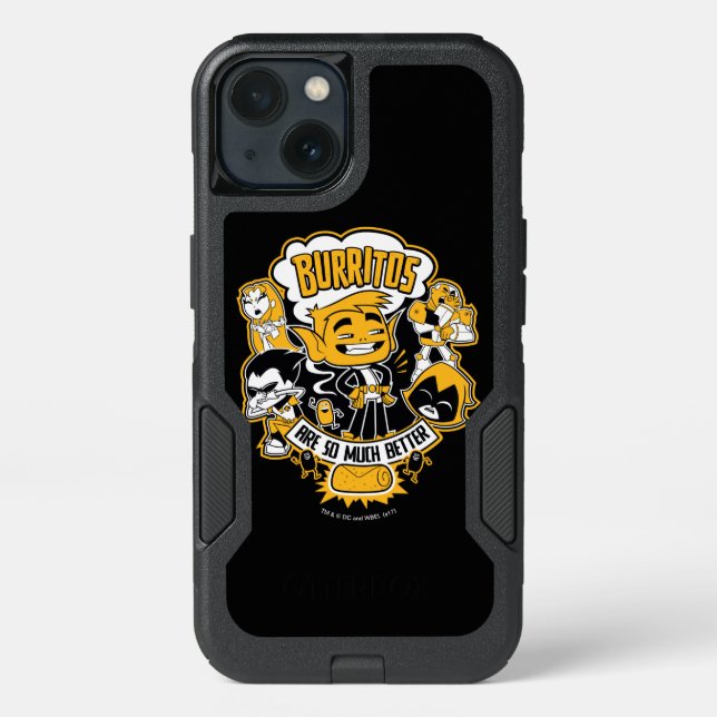 Teen Titans Go! | Beast Boy "Burritos Are Better" Otterbox iPhone Case (Back)