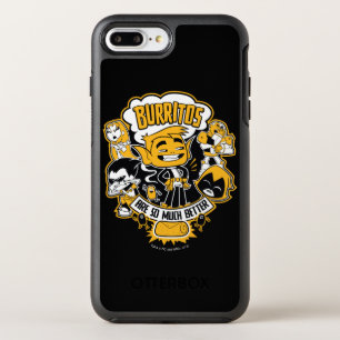 Teen Titans Go! Beast Boy "Burritos Are Better" OtterBox Symmetry iPhone 8 Plus/7 Plus Case