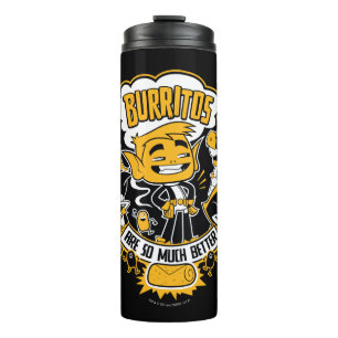 Teen Titans Go!   Beast Boy "Burritos Are Better" Thermal Tumbler