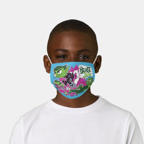 Teen Titans Go  Beast Boy Shapeshifts Kids Cloth Face Mask