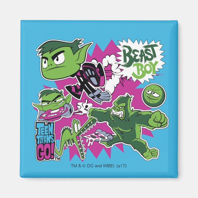 Teen Titans Go! | Beast Boy Shapeshifts Magnet (Front)