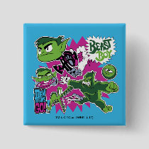 Teen Titans Go! | Beast Boy Shapeshifts Pinback Button