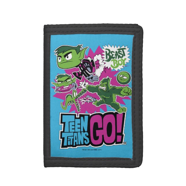 Teen Titans Go! | Beast Boy Shapeshifts Trifold Wallet (Front Vertical)
