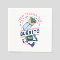 Teen Titans Go! Beast Boy "Truth Justice Burrito" Napkins