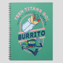 Teen Titans Go! Beast Boy "Truth Justice Burrito" Notebook