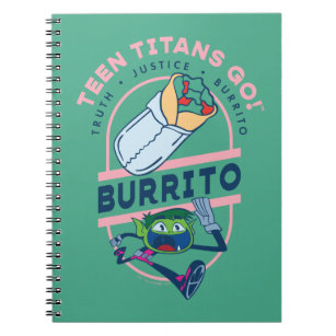Teen Titans Go! Beast Boy Truth Justice Burrito Water Bottle