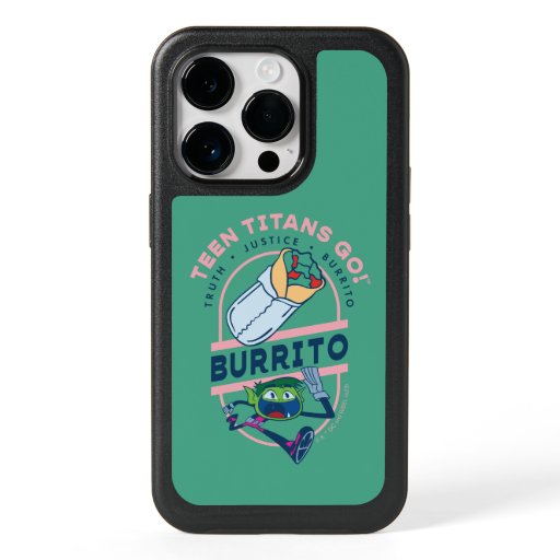 Teen Titans Go! Beast Boy "Truth Justice Burrito" OtterBox iPhone 14 Pro Case