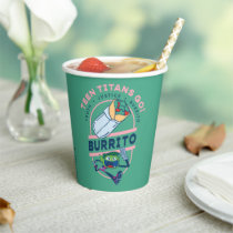 Teen Titans Go! Beast Boy "Truth Justice Burrito" Paper Cups