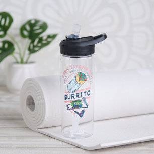 Teen Titans Go! Beast Boy "Truth Justice Burrito" Water Bottle