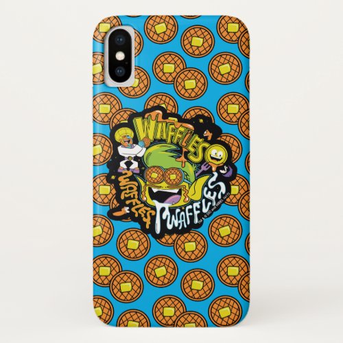 Teen Titans Go  Beast Boy Waffles iPhone X Case