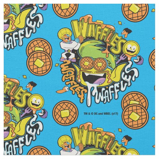 Teen Titans Go! | Beast Boy Waffles Fabric
