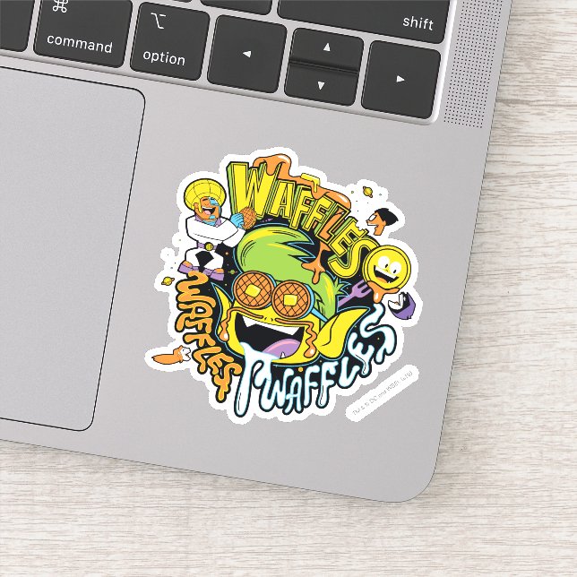Teen Titans Go! | Beast Boy Waffles Sticker (Detail)