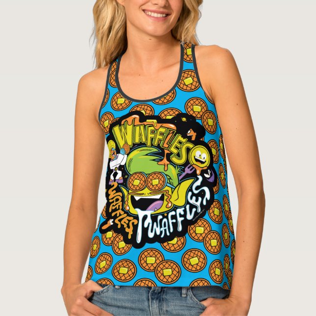 Teen Titans Go! | Beast Boy Waffles Tank Top (Front)