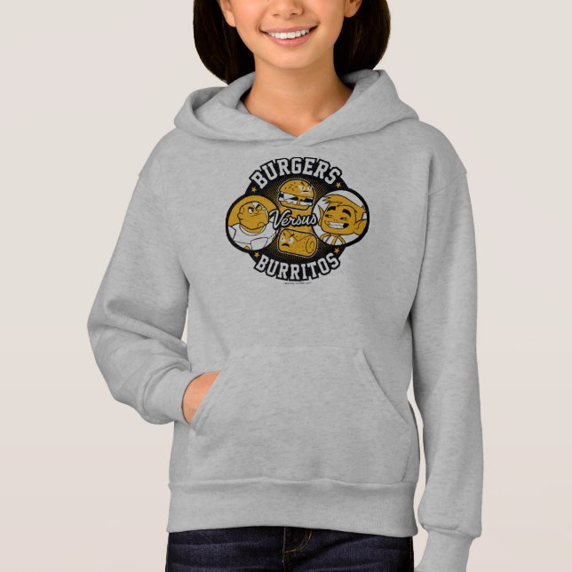 Teen Titans Go! | Burgers Versus Burritos Hoodie (Front)