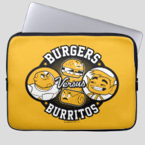 Teen Titans Go! | Burgers Versus Burritos Laptop Sleeve