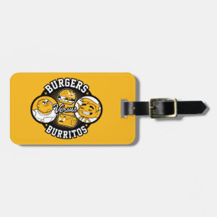 Teen Titans Go!   Burgers Versus Burritos Luggage Tag